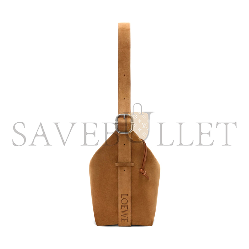 LOEWE LARGE LOOP HOBO IN SUEDE CALFSKIN BB22003X02 (45.5*31*17cm)